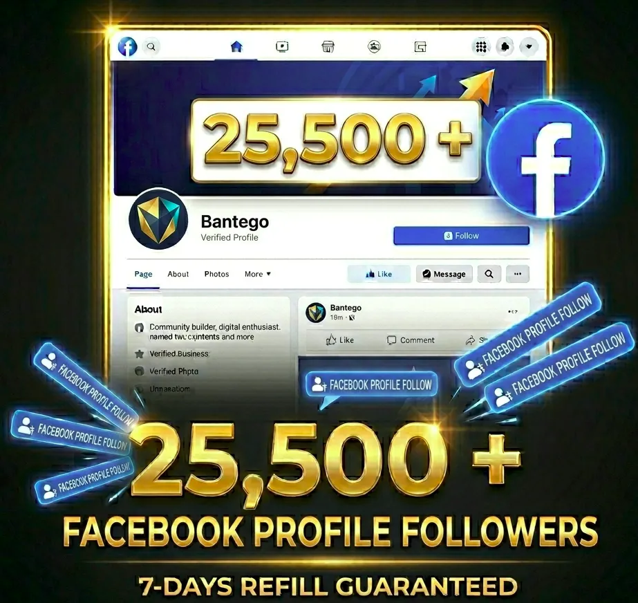 Facebook Followers for profile