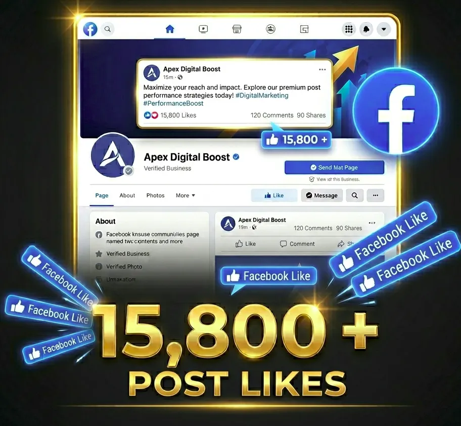 Facebook Post Likes [Refill: No]